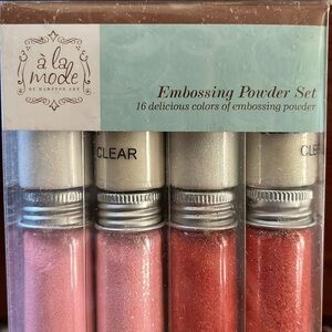 embossing powder set multi color
